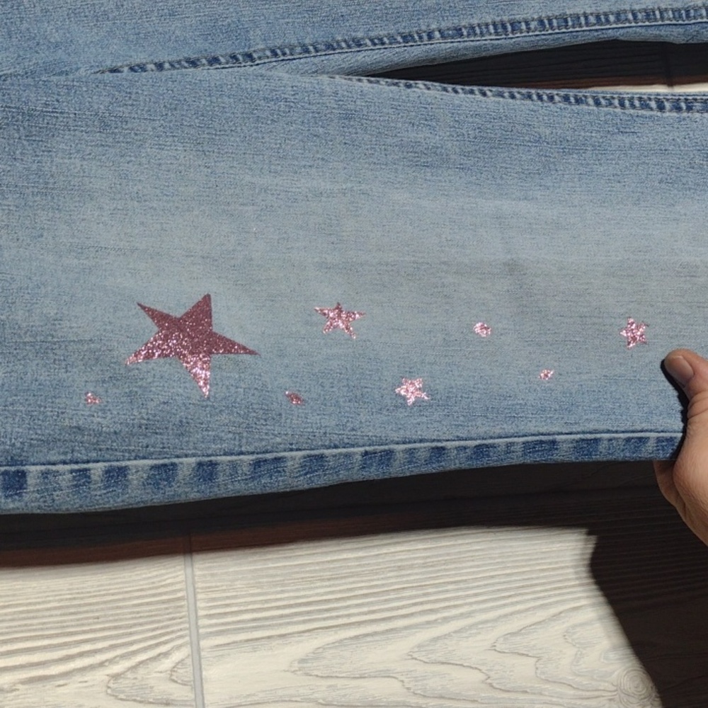 Custom Angels Flared Low Rise Jeans - Picture 3 of 16